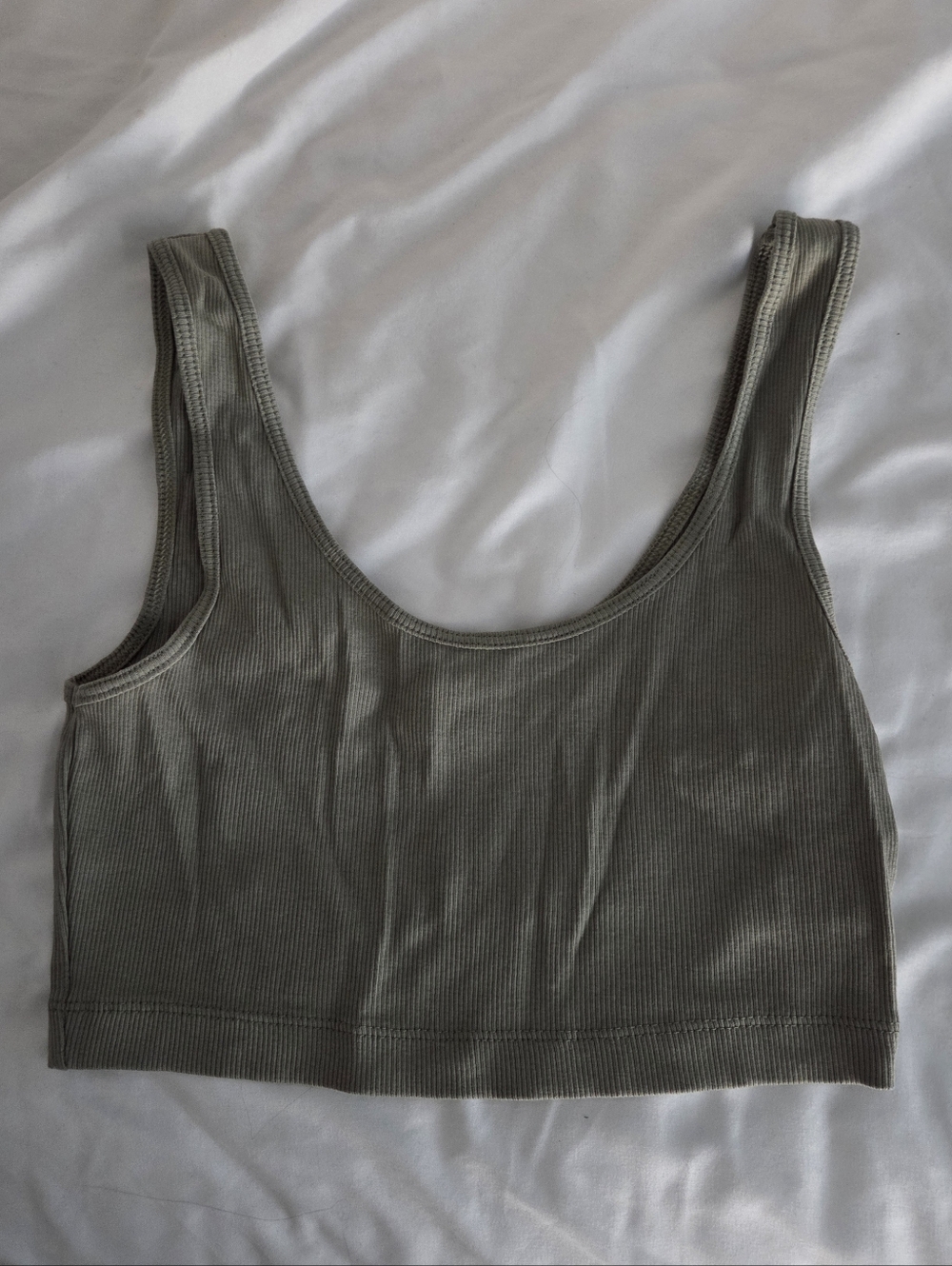 H&M Ribbed Crop Tank, Small